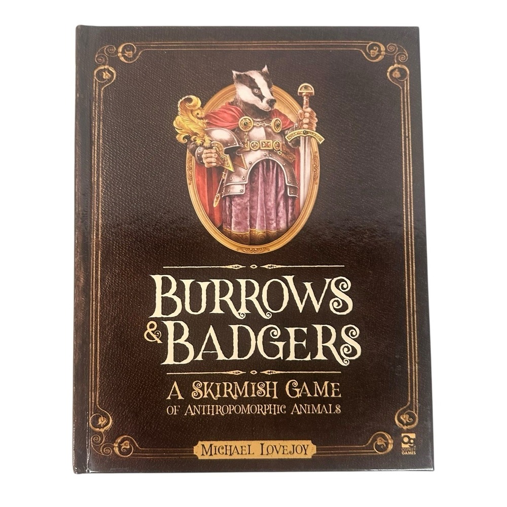 Burrows and Badgers Skirmish Game Michael Lovejoy Hardcover 9781472826657